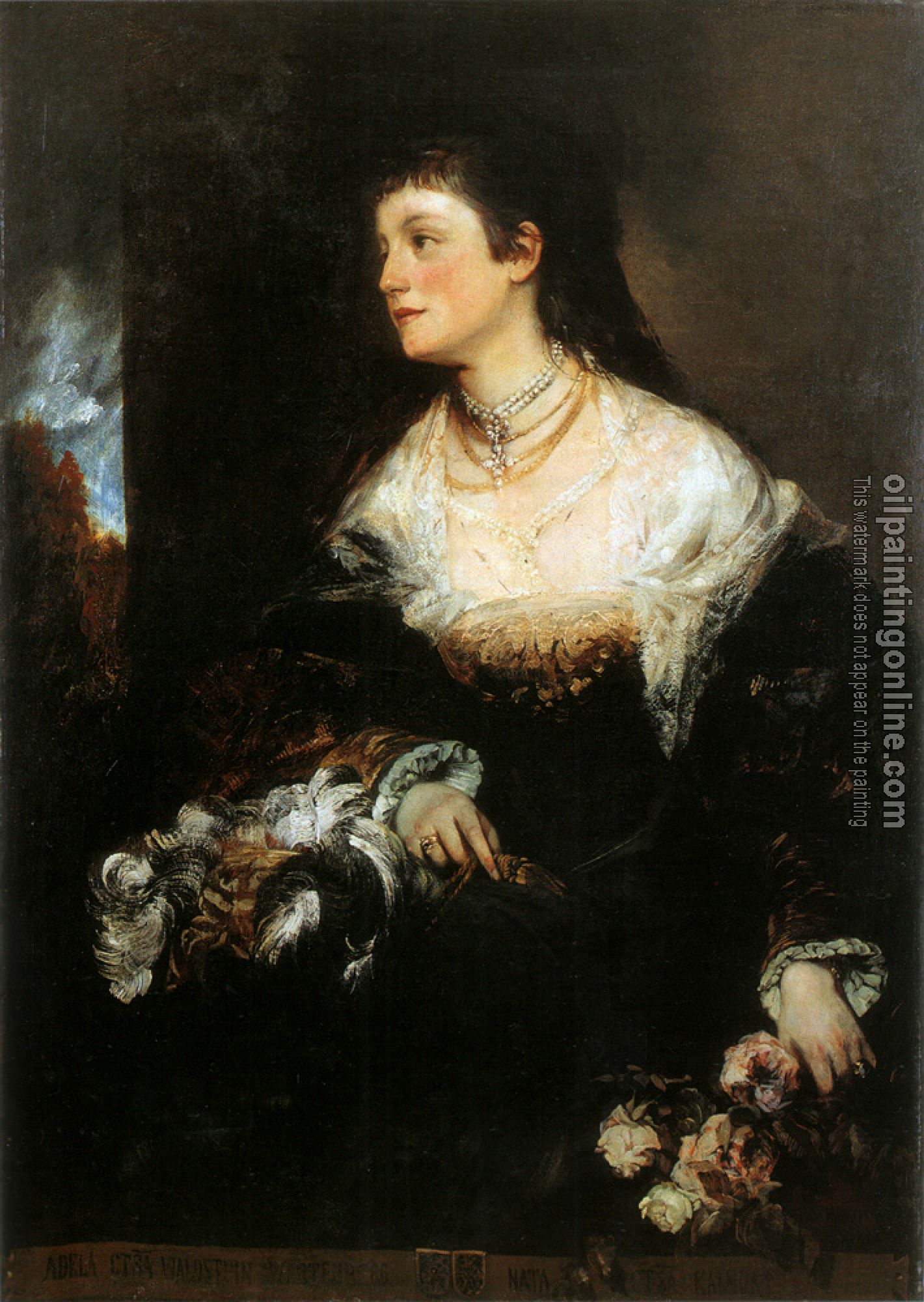 Hans Makart - adele grafin waldstein wartenberg